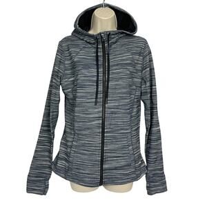 Lululemon Define Jacket Womens 12 Gray Nulu Space Dye Hoodie Full Zip Fitted